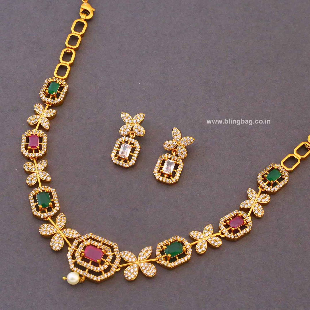 Multicolor Dirce Antique Jewellery Set - New Arrival