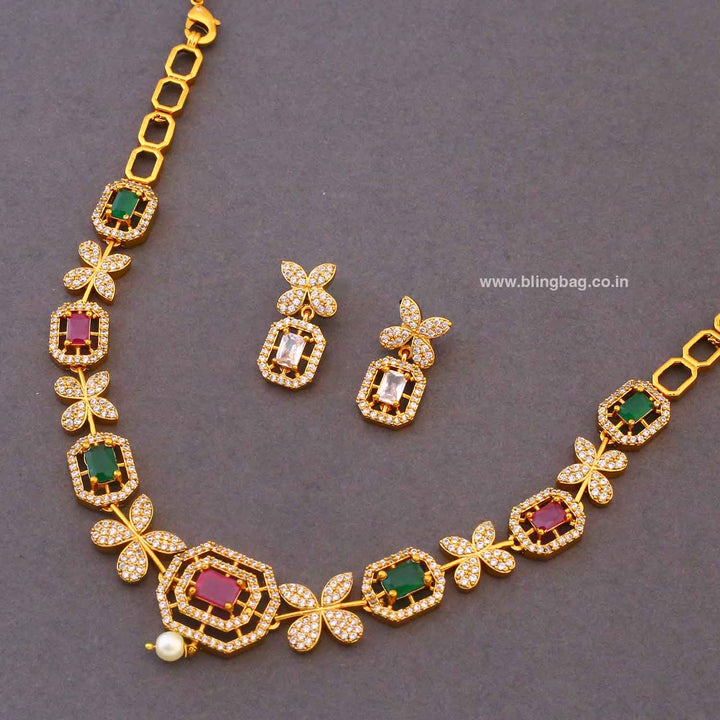 Multicolor Dirce Antique Jewellery Set - New Arrival