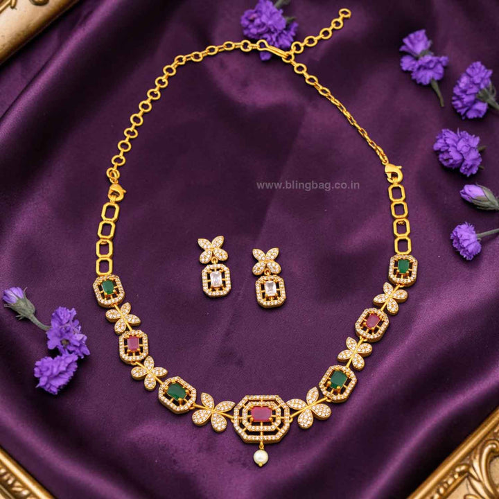 Multicolor Dirce Antique Jewellery Set - New Arrival