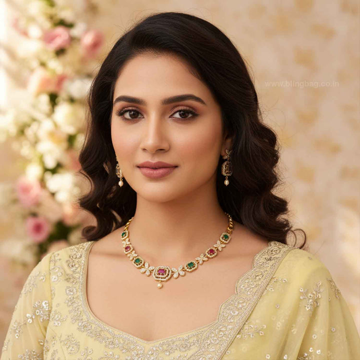 Multicolor Dirce Antique Jewellery Set - New Arrival