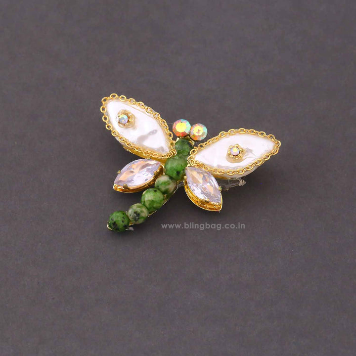 Multicolor Dragonfly Brooch