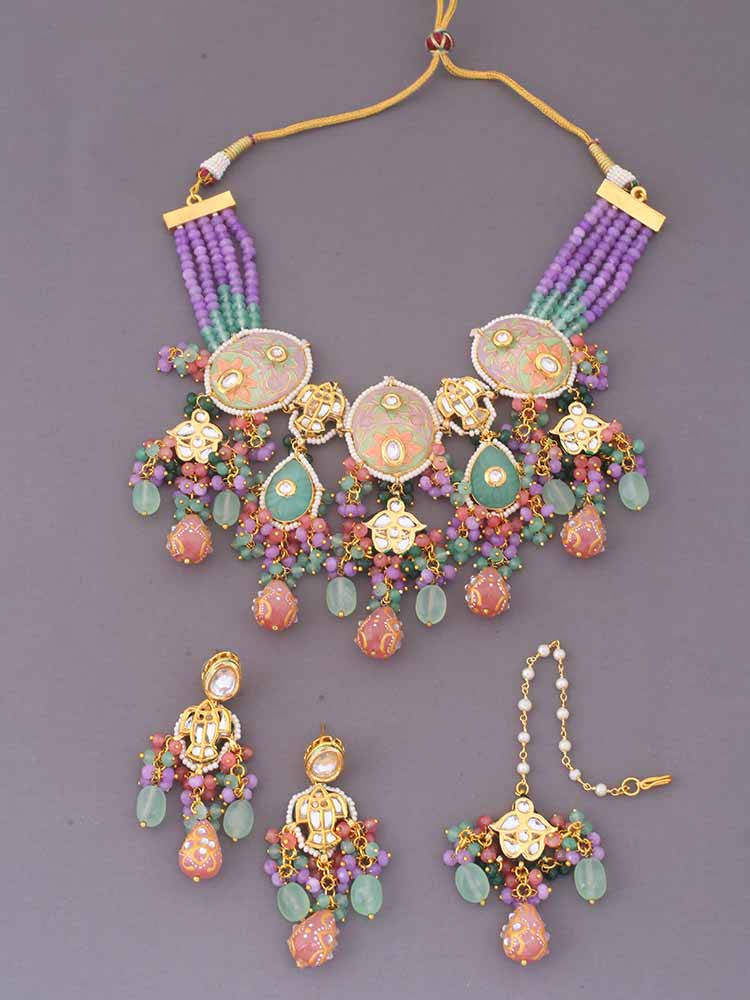 Multicolor Drutiksha Jewellery Set