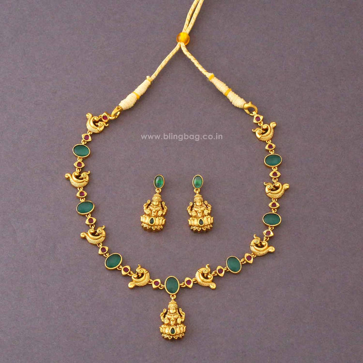 Multicolor Durgaini Temple Jewellery Set- New Arrival