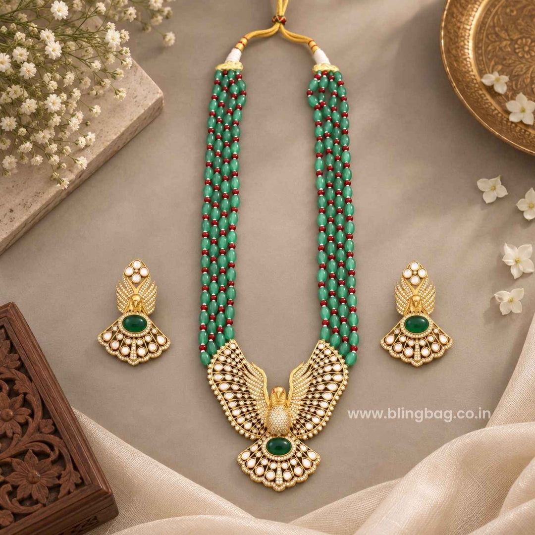 Multicolor Dynasty Victorian Jewellery Set - New Arrival