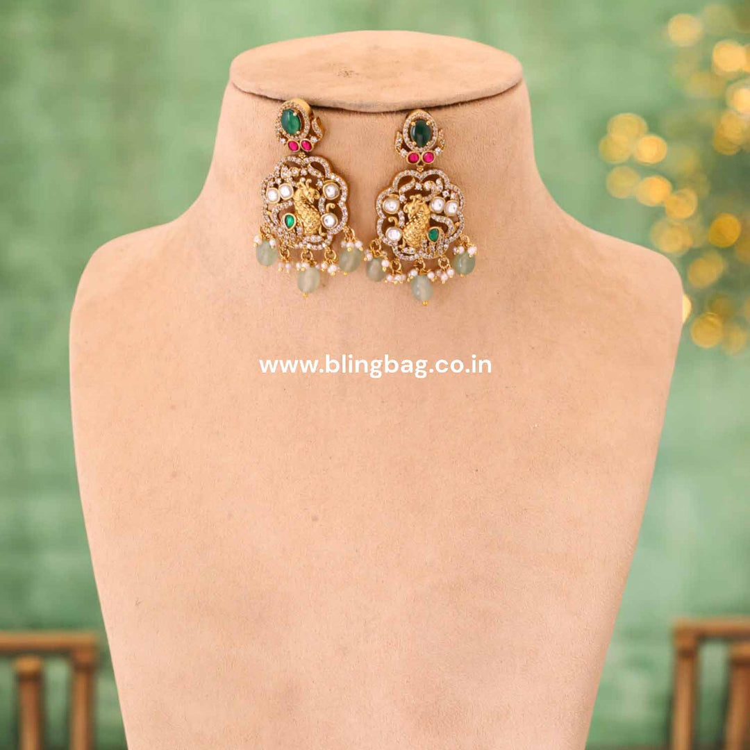 Multicolor Ekta Victorian Jewellery Set - New Arrival