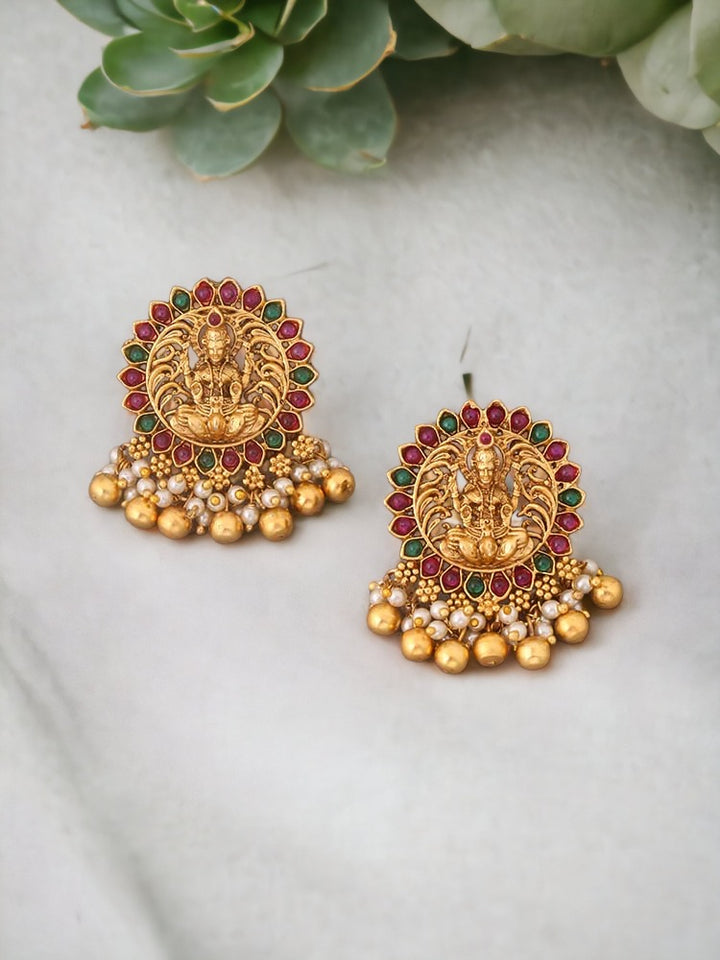 Multicolor Ekvira Temple Studs