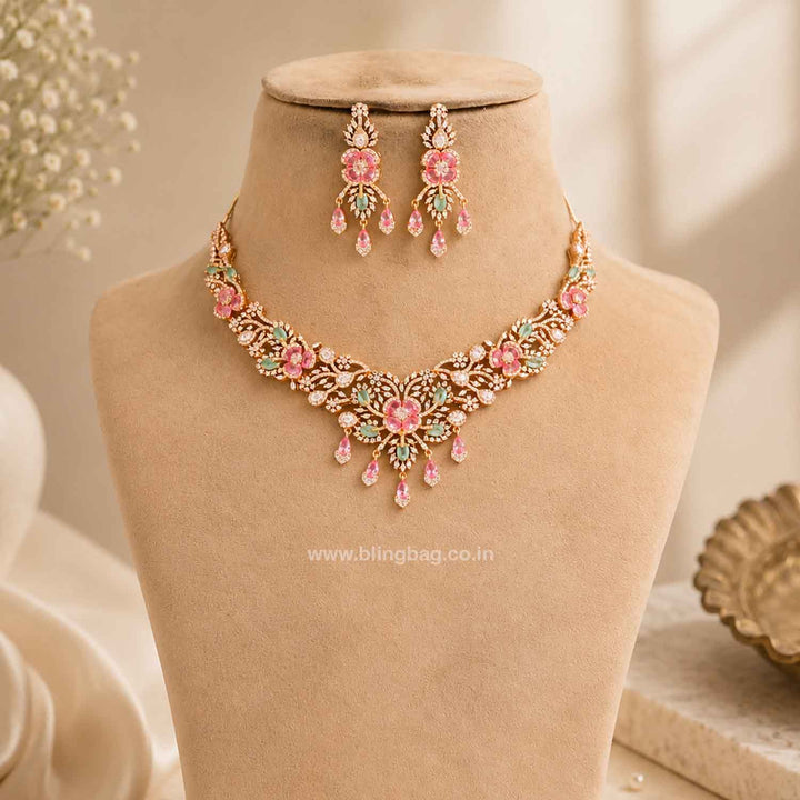 Multicolor Elenae Zirconia Jewellery Set- New Arrivals