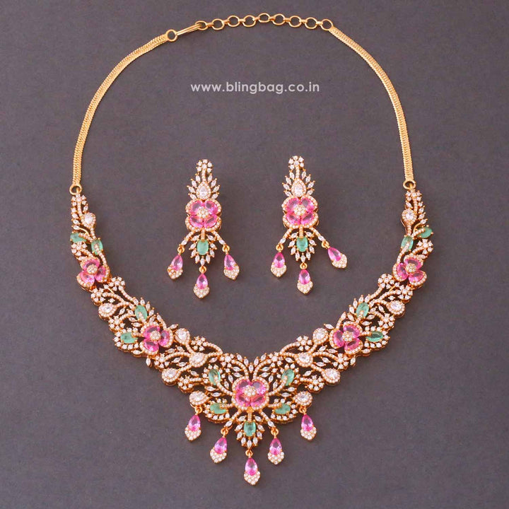 Multicolor Elenae Zirconia Jewellery Set- New Arrivals