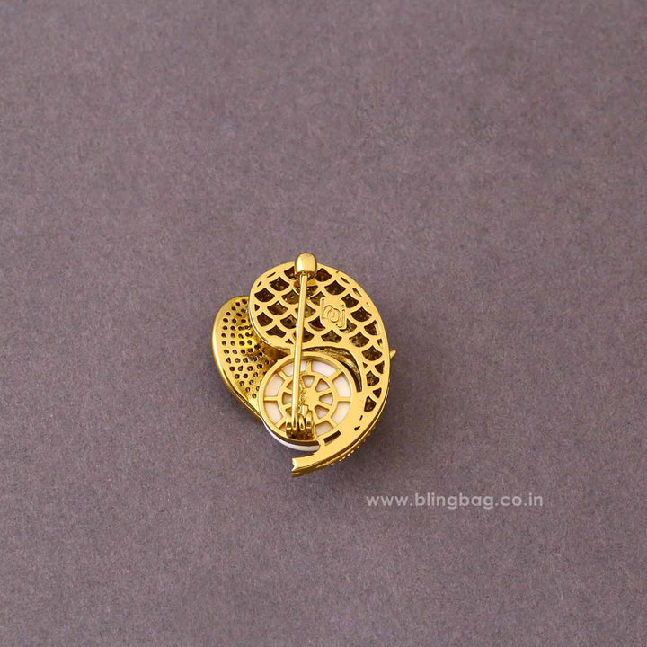 Multicolor Elephira Brooch