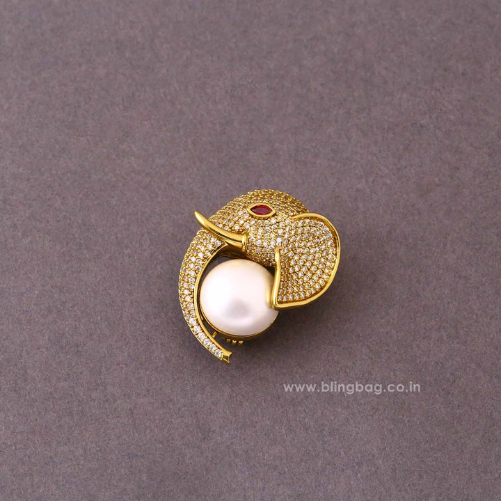 Multicolor Elephira Brooch