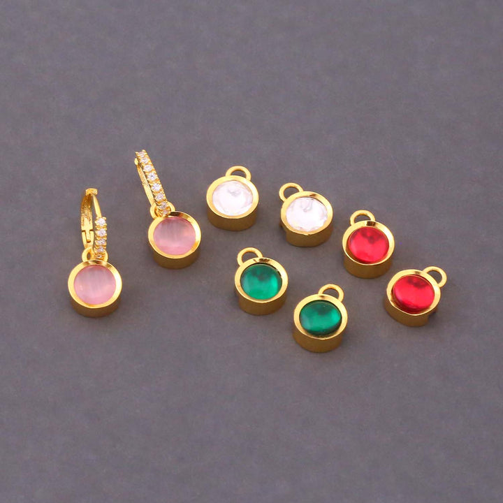 Multicolor Eseniya Color Changeable Hoops