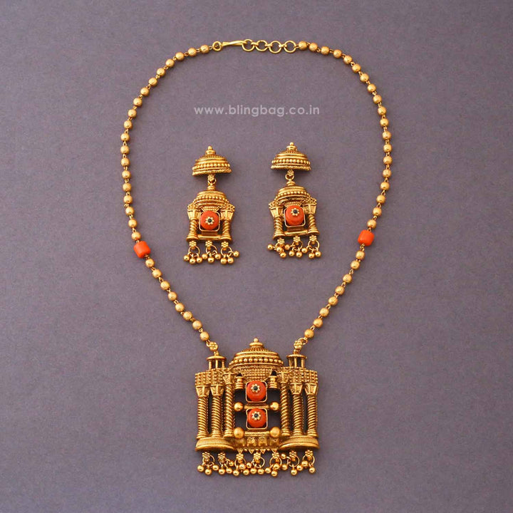 Multicolor Eshvani Antique Jewellery Set- New Arrival