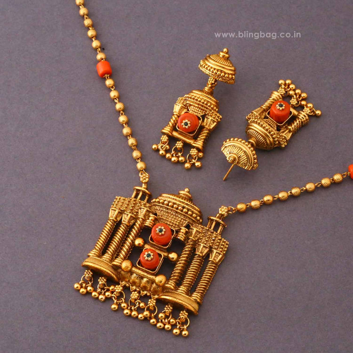Multicolor Eshvani Antique Jewellery Set- New Arrival