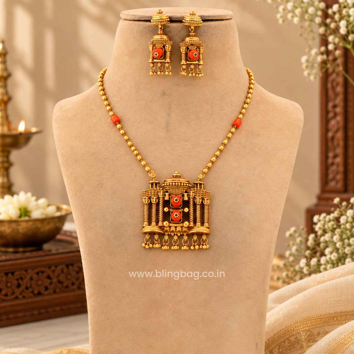 Multicolor Eshvani Antique Jewellery Set- New Arrival