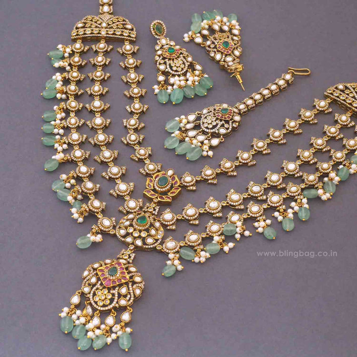 Multicolor Evgeniya Victorian Jewellery Set - New Arrival