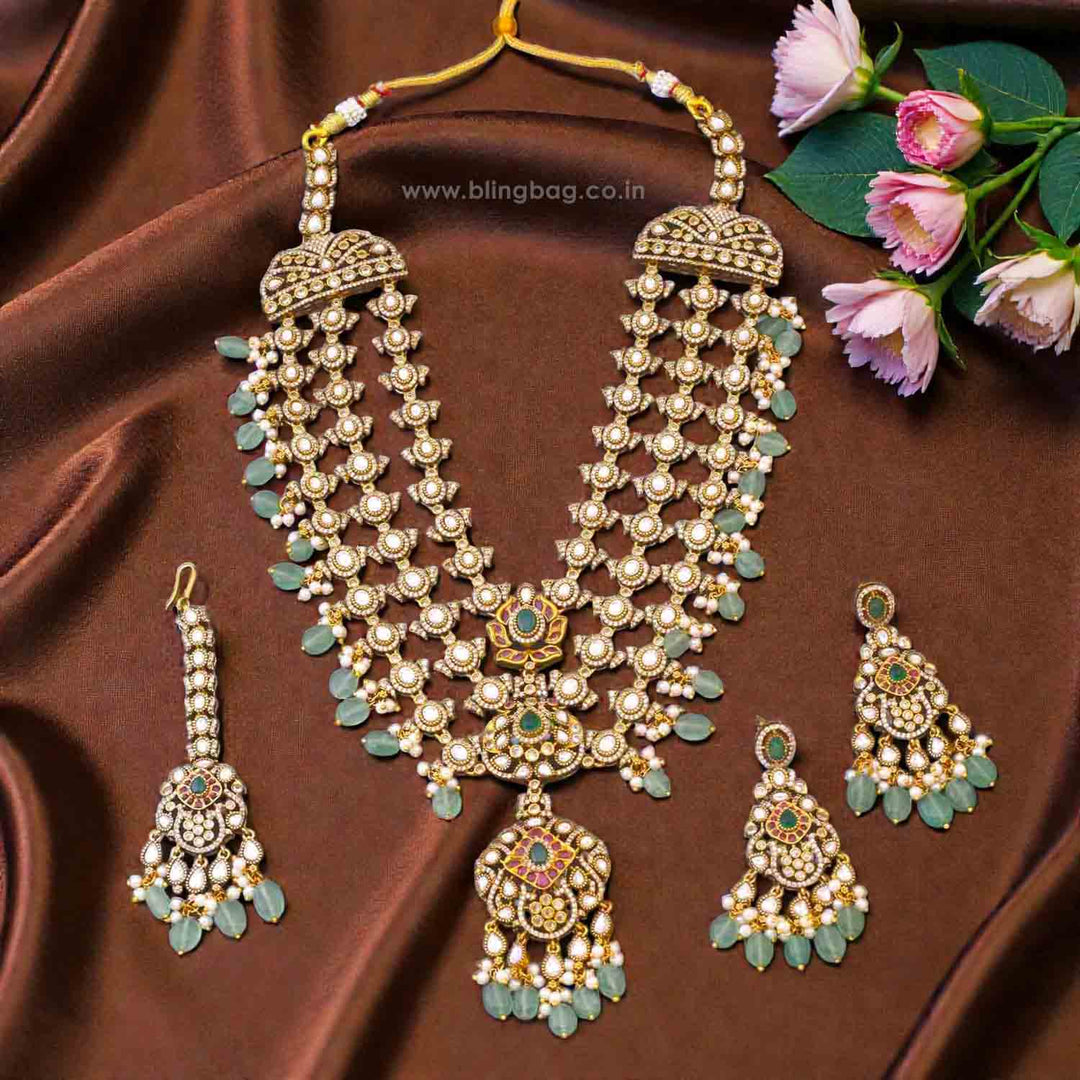 Multicolor Evgeniya Victorian Jewellery Set - New Arrival