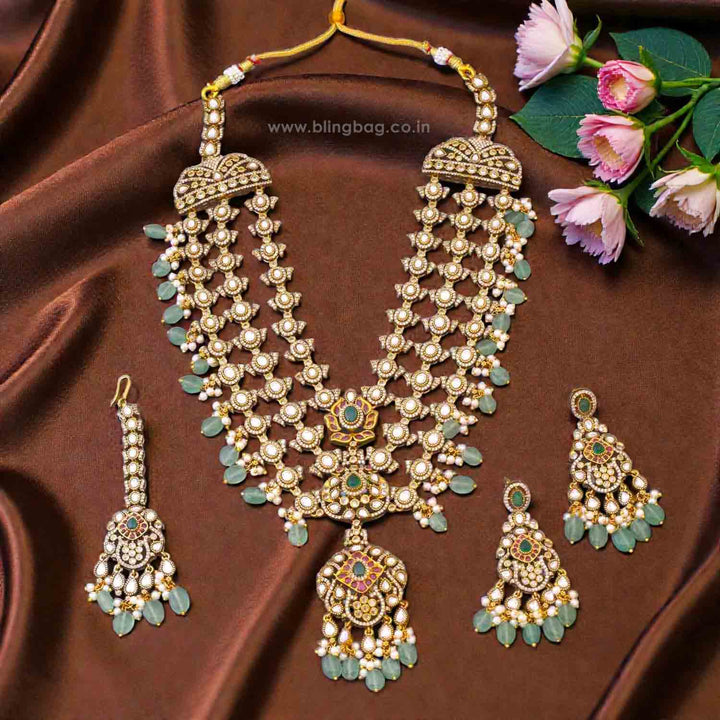 Multicolor Evgeniya Victorian Jewellery Set - New Arrival