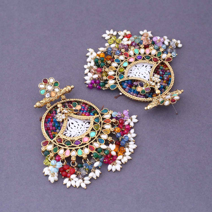 Multicolor Fareena Chandbalis