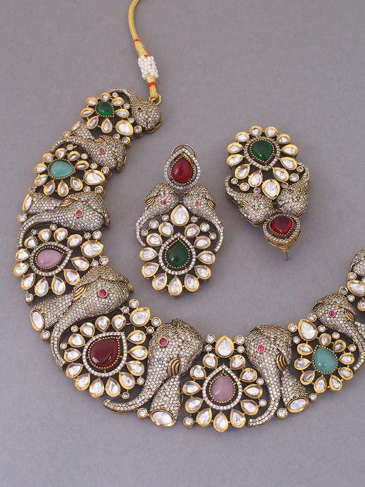 Multicolor Faye Jewellery Set