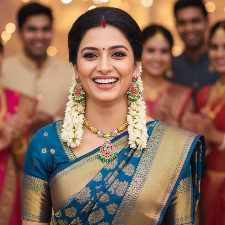 Multicolor Feodosia Hasli Victorian Jewellery Set - New Arrival