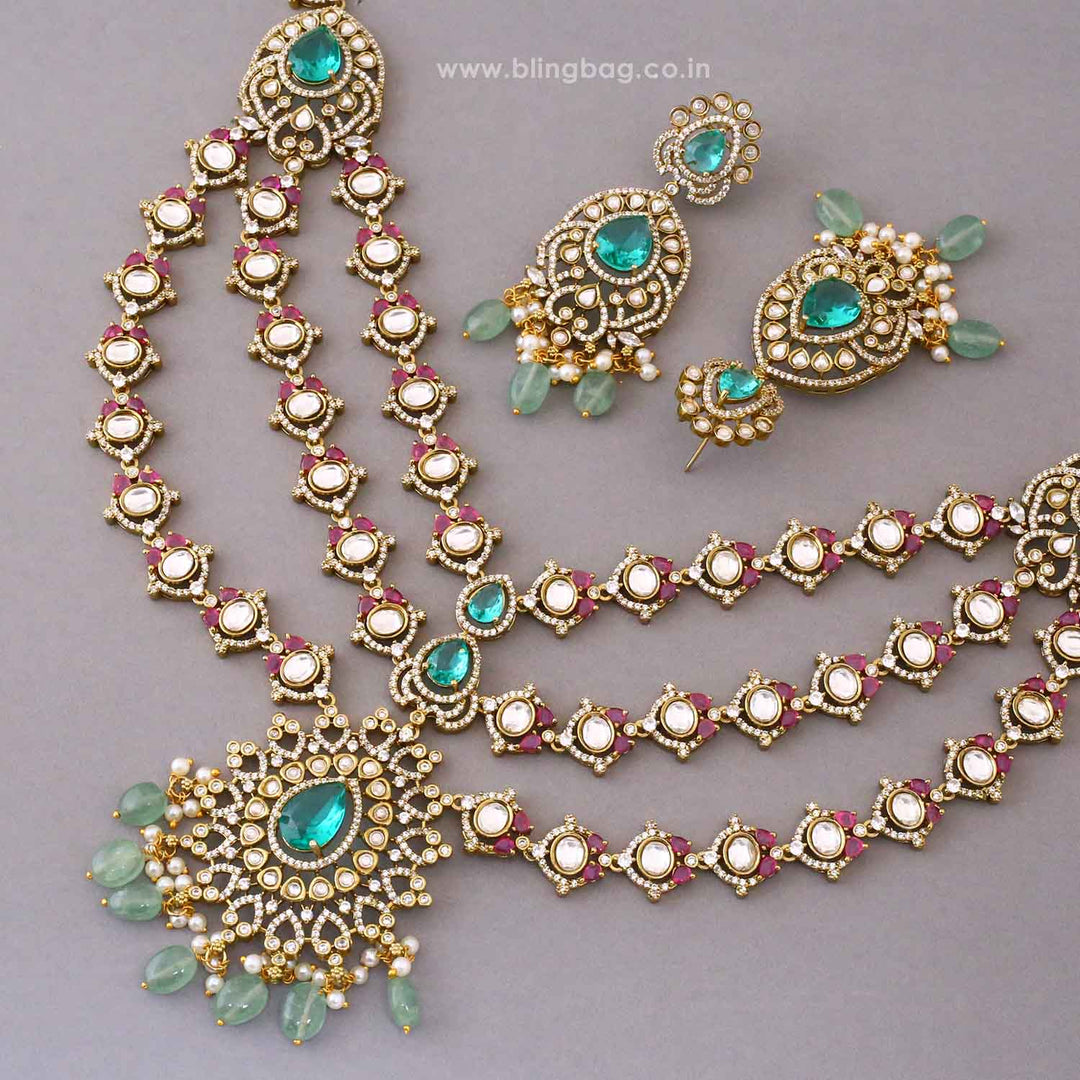 Multicolor Flair Victorian Jewellery Set - New Arrival