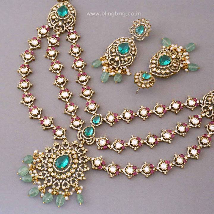 Multicolor Flair Victorian Jewellery Set - New Arrival