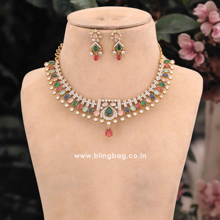 Multicolor Florine Hasli Victorian Jewellery Set - New Arrival