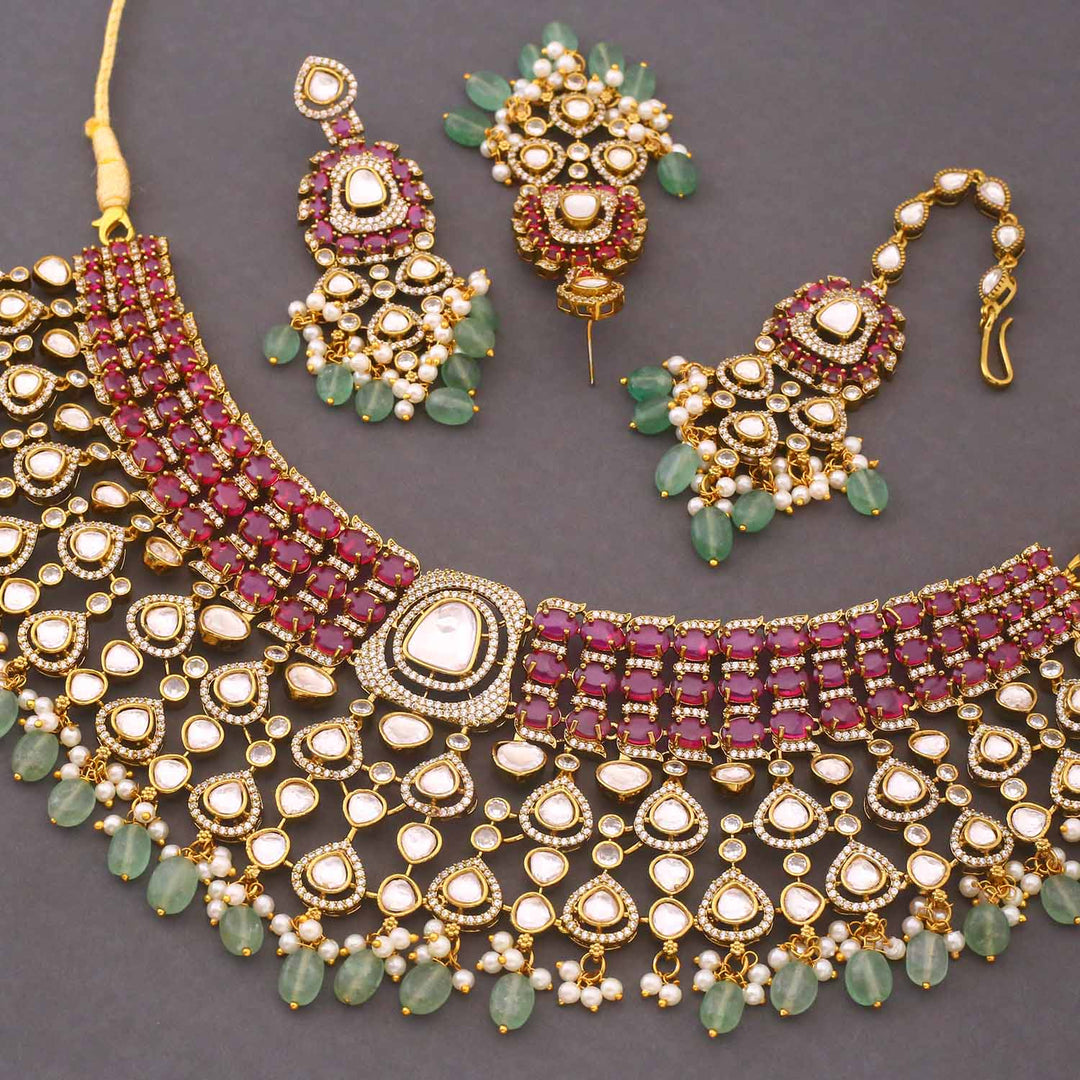 Multicolor Florisse Victorian Jewellery Set - New Arrival