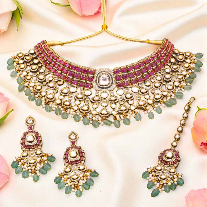 Multicolor Florisse Victorian Jewellery Set - New Arrival