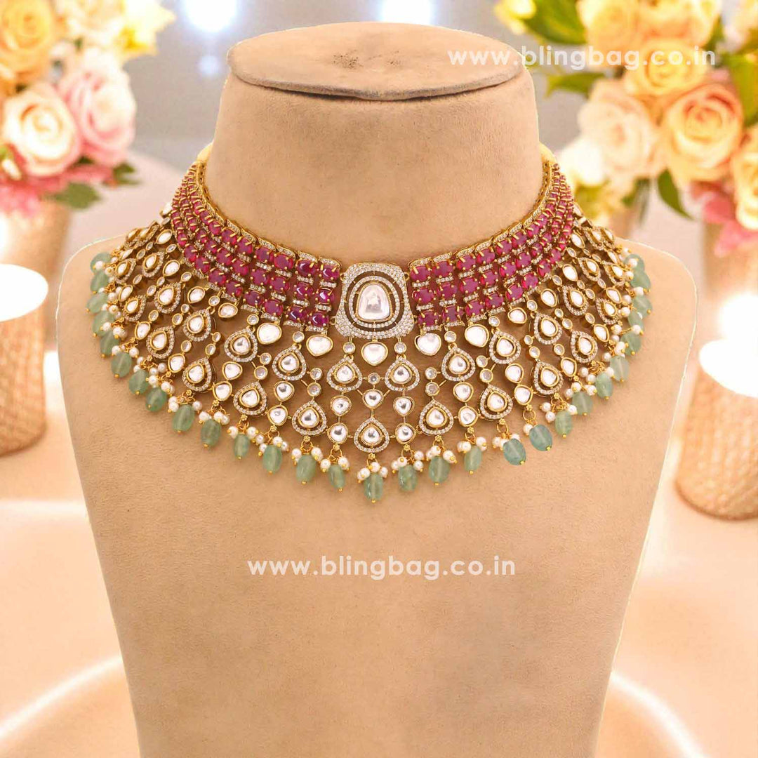 Multicolor Florisse Victorian Jewellery Set - New Arrival