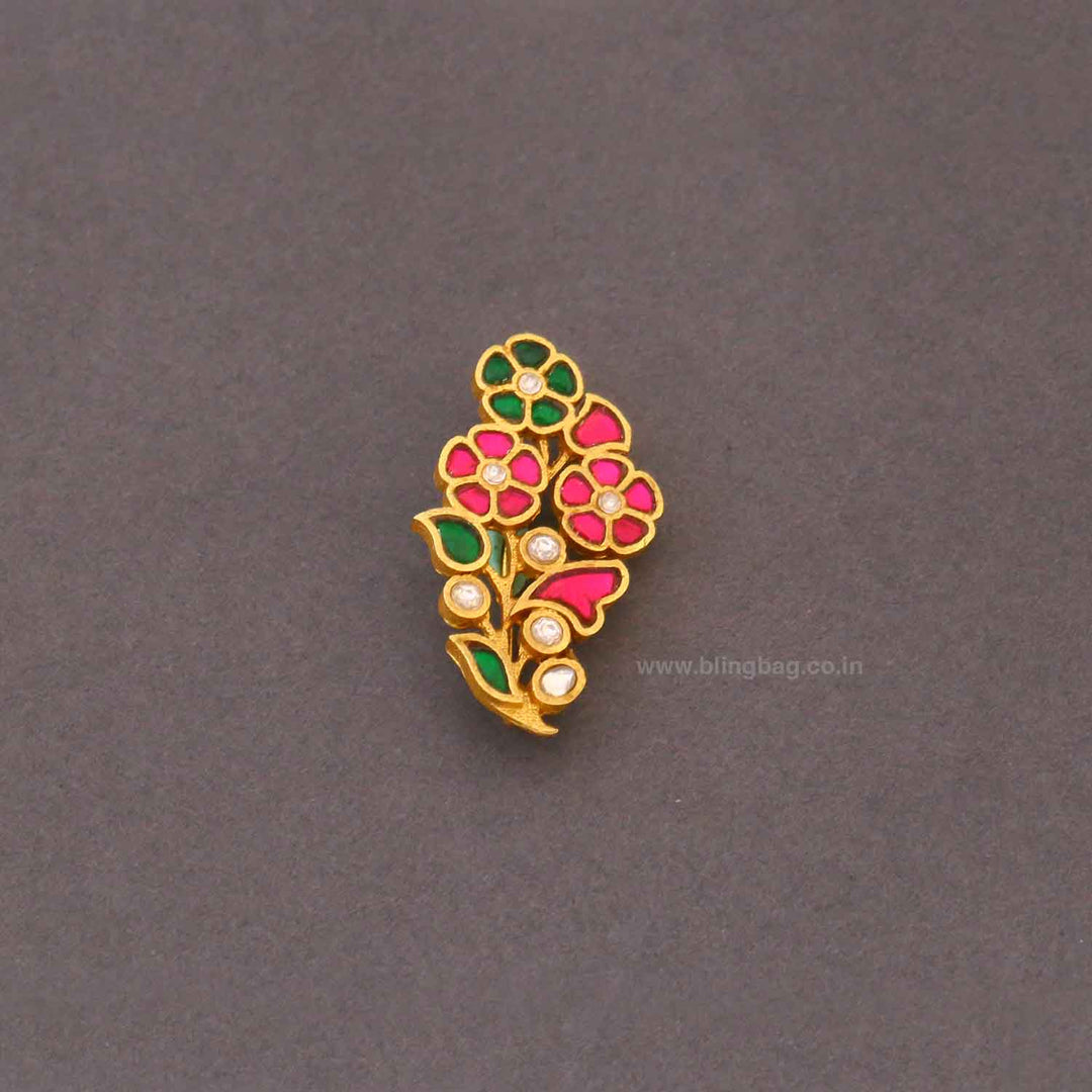 Multicolor Flower Brooch