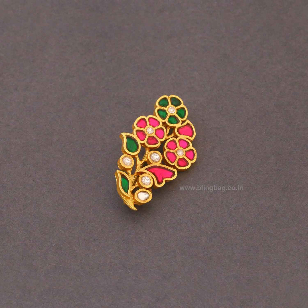 Multicolor Flower Brooch