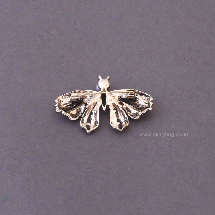 Multicolor Forest Moth Brooch