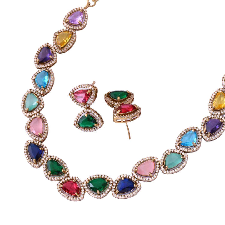 Multicolor Friederike Victorian Jewellery Set - New Arrival
