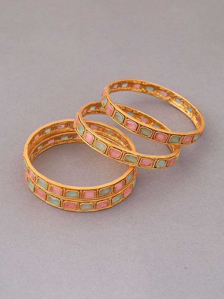 Multicolor Gauhara Bangles