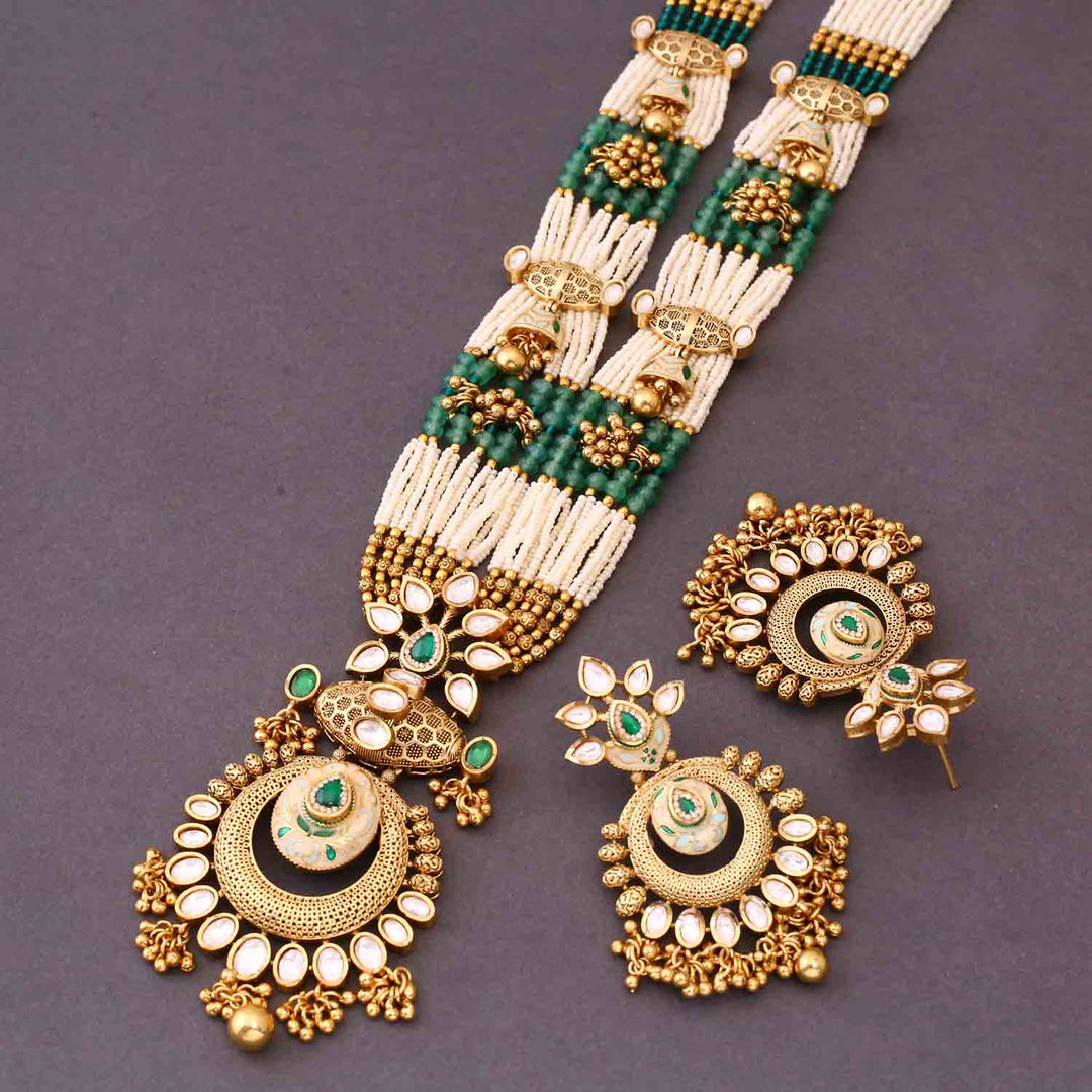 Multicolor Geetha Antique Rajwadi Set