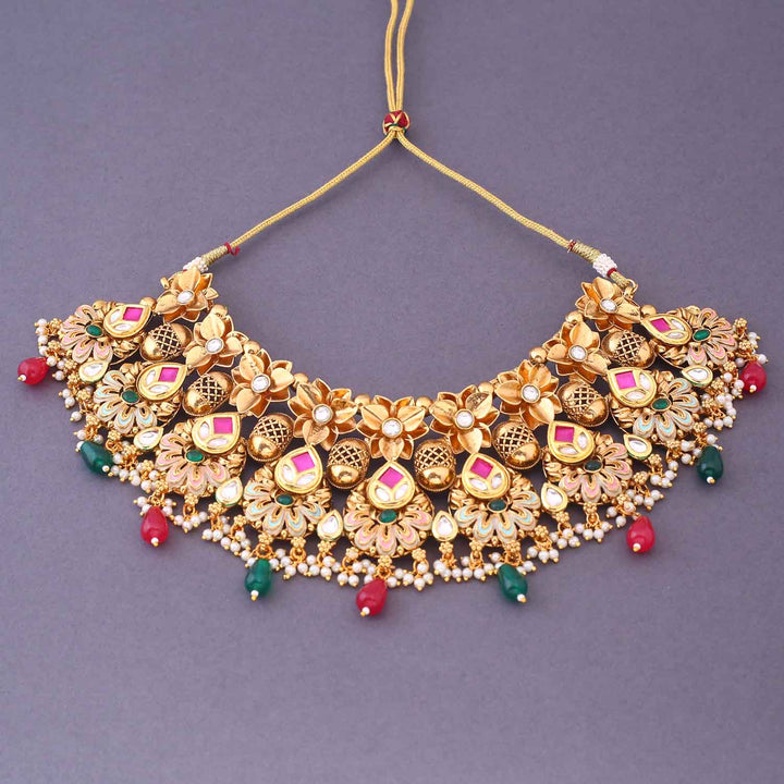 Multicolor Githalya Bridal Jewellery Set