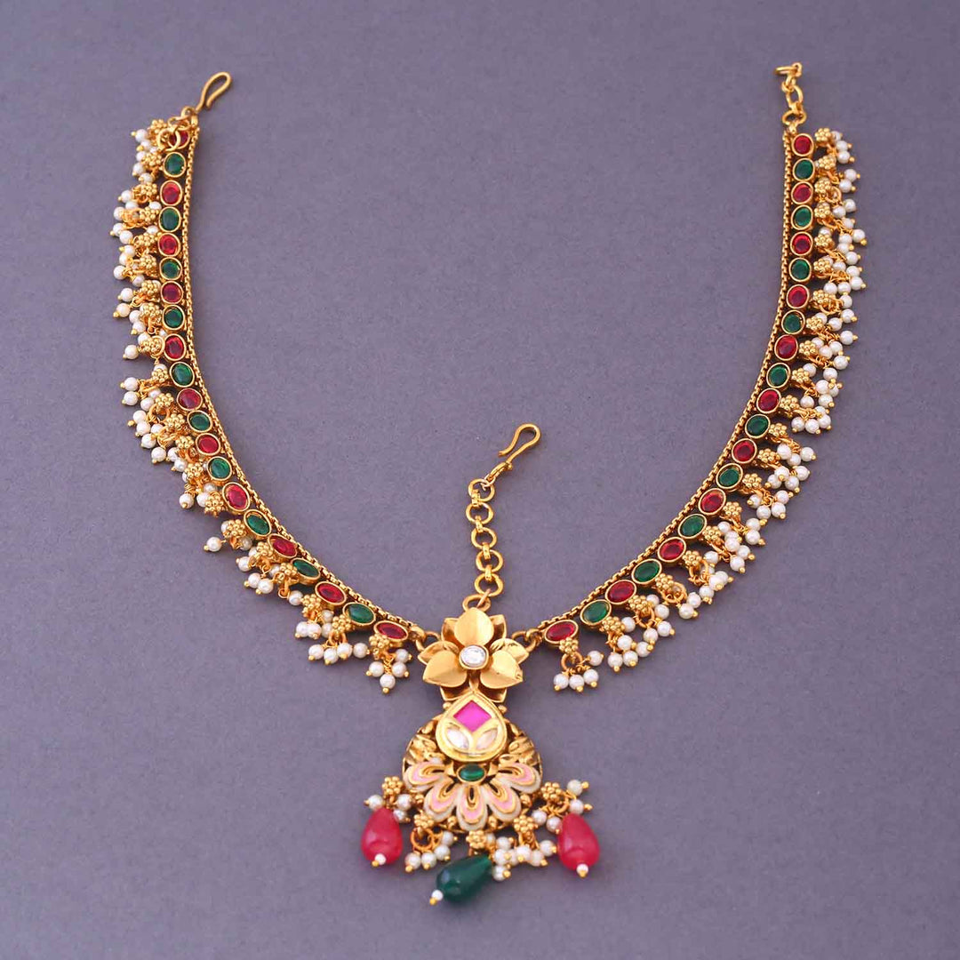 Multicolor Githalya Bridal Jewellery Set