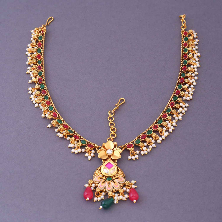 Multicolor Githalya Bridal Jewellery Set