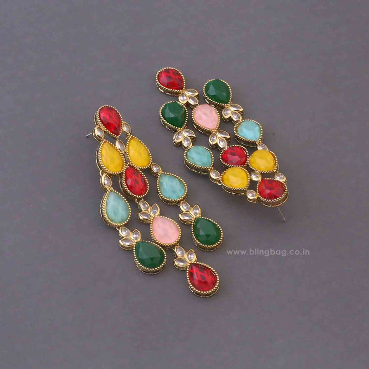 Multicolor Gourangi Danglers