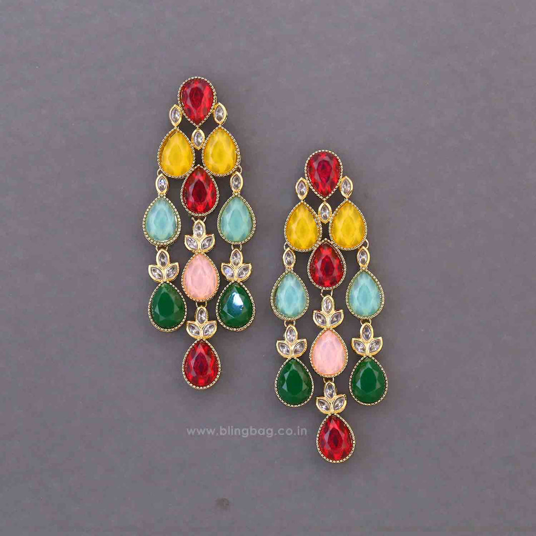 Multicolor Gourangi Danglers