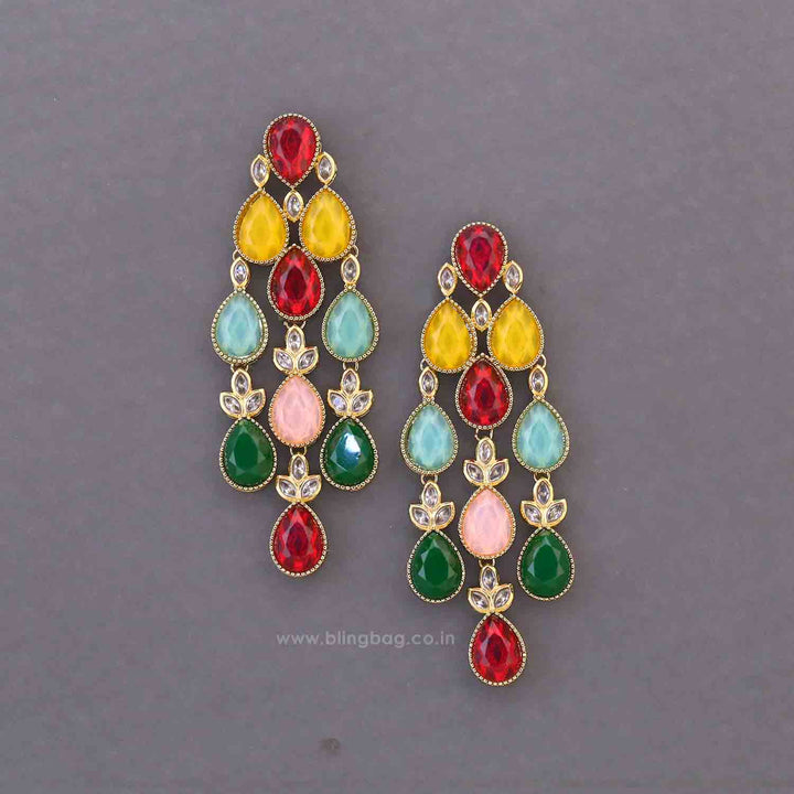 Multicolor Gourangi Danglers