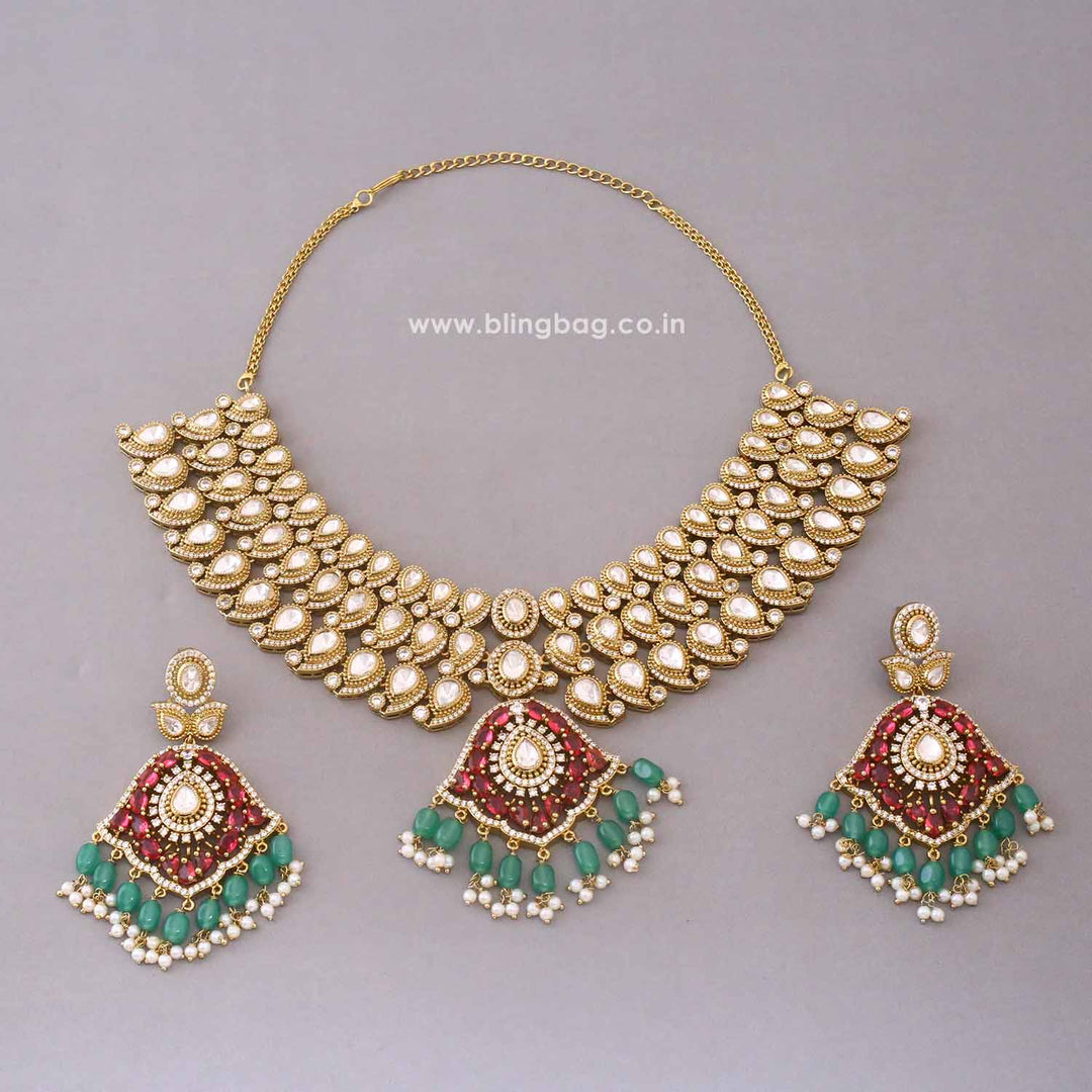 Multicolor Gracebella Victorian Jewellery Set - New Arrival