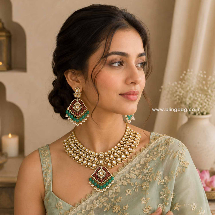 Multicolor Gracebella Victorian Jewellery Set - New Arrival