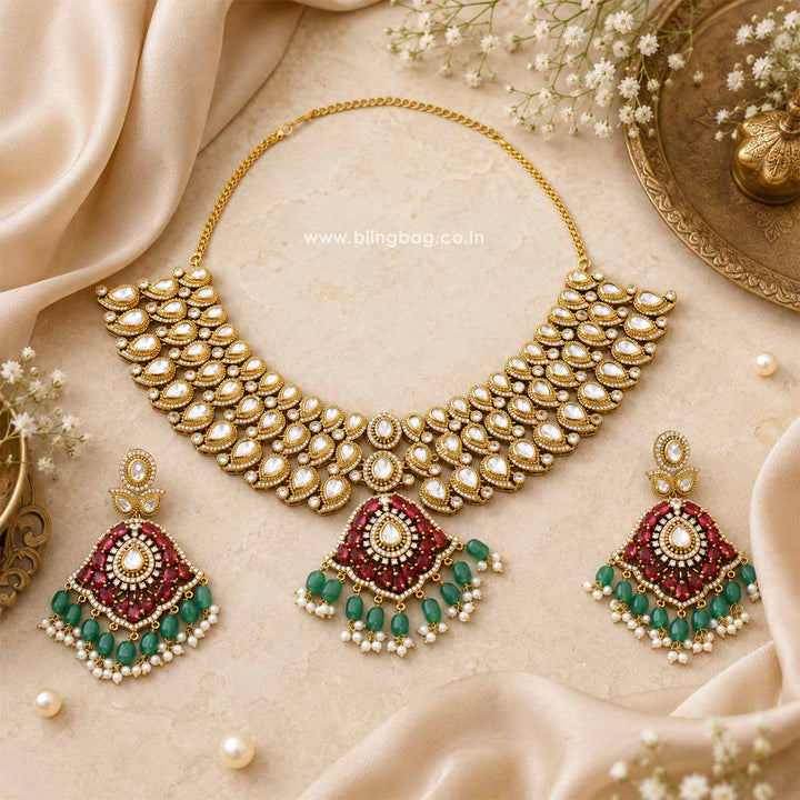 Multicolor Gracebella Victorian Jewellery Set - New Arrival