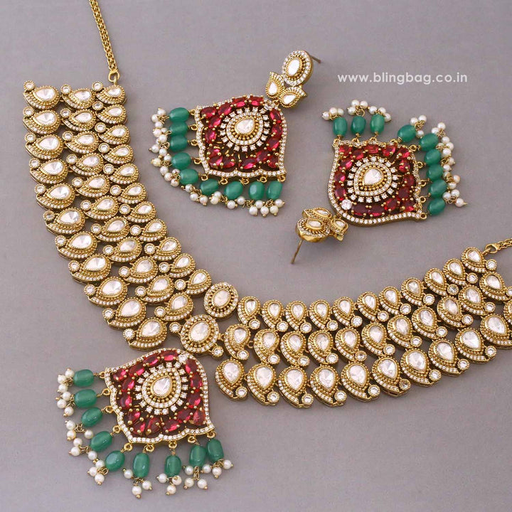 Multicolor Gracebella Victorian Jewellery Set - New Arrival