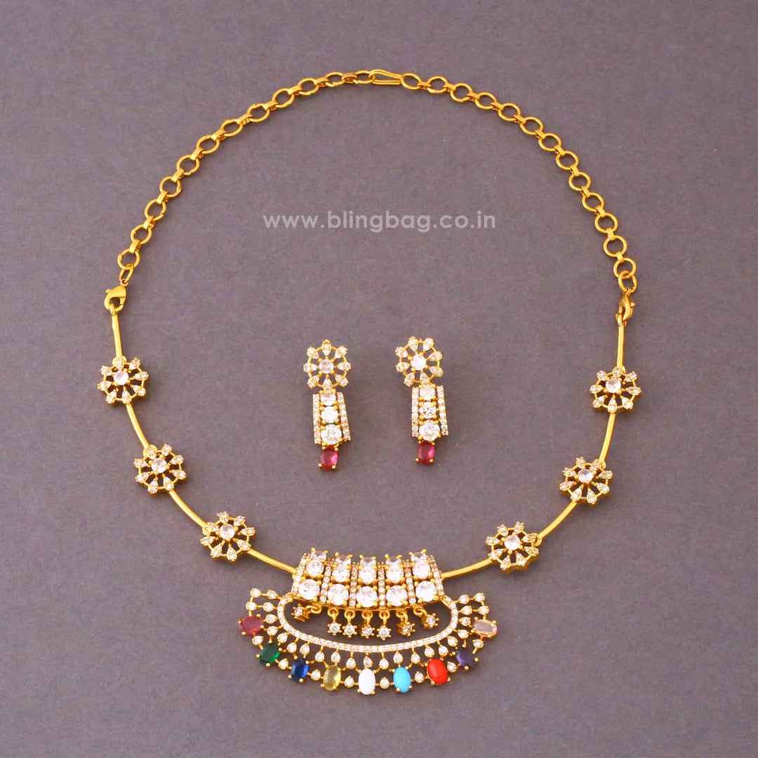 Multicolor Gulisha Antique Jewellery Set- New Arrival
