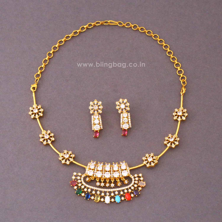Multicolor Gulisha Antique Jewellery Set- New Arrival