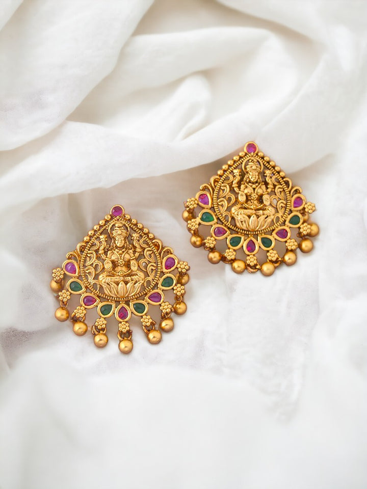 Multicolor Harsidhhi Temple Studs