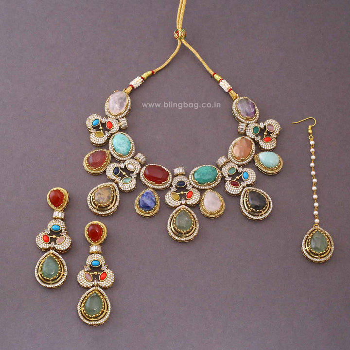 Multicolor Hazelwood Victorian Jewellery Set - New Arrival